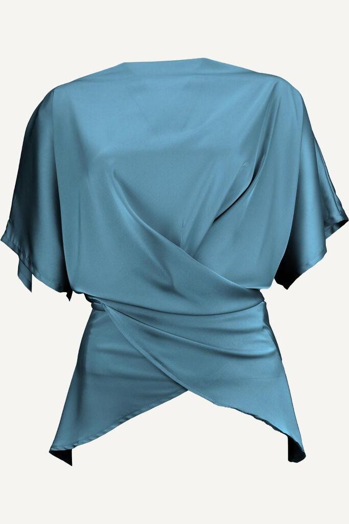 Ženska bluza Amaya, Plava