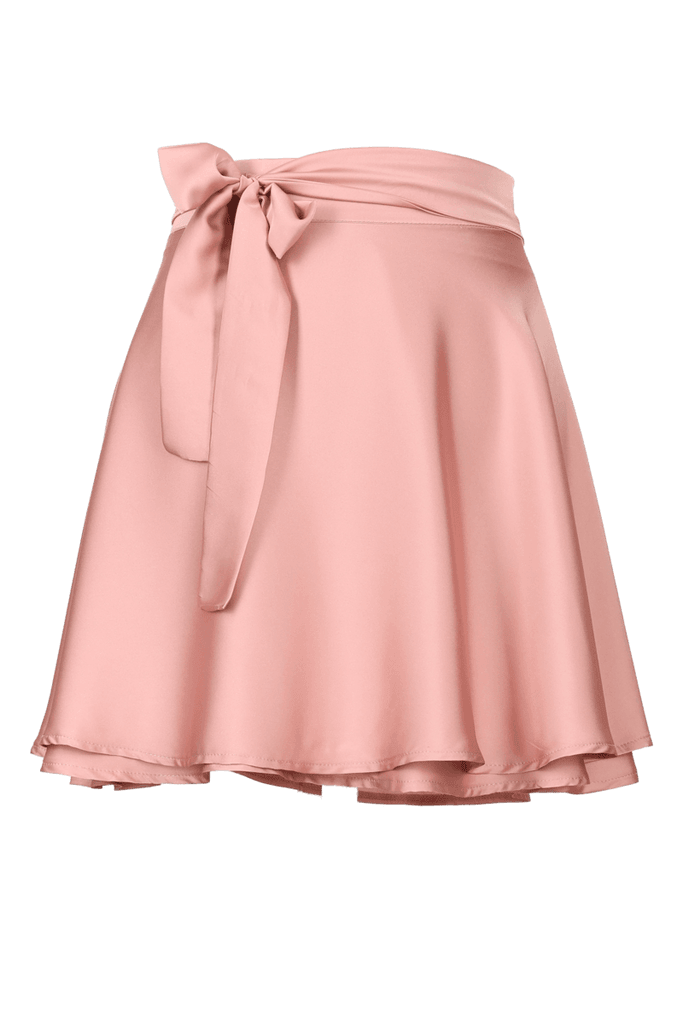 Ženska mini suknja Allison, Roze