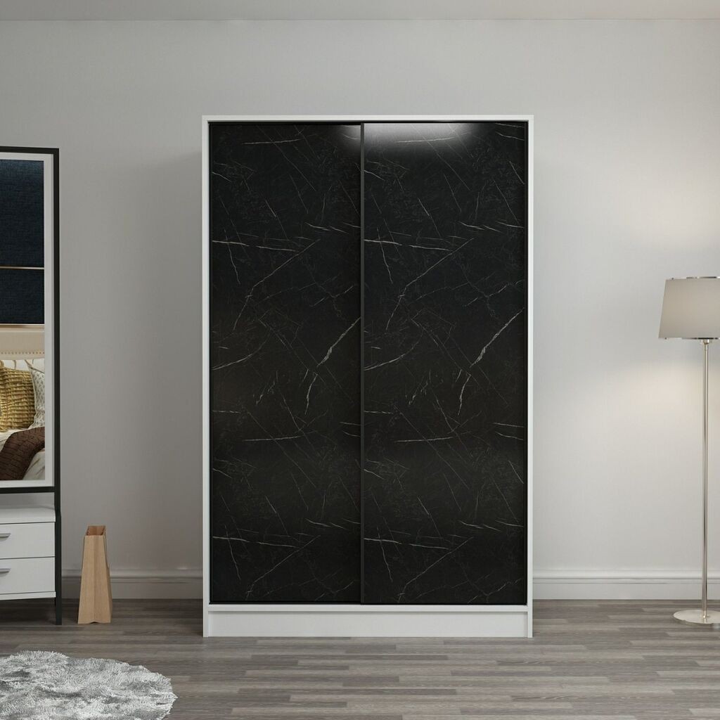 Hanah Home Garderober Kale-2312, 120x190x60 cm, Crni