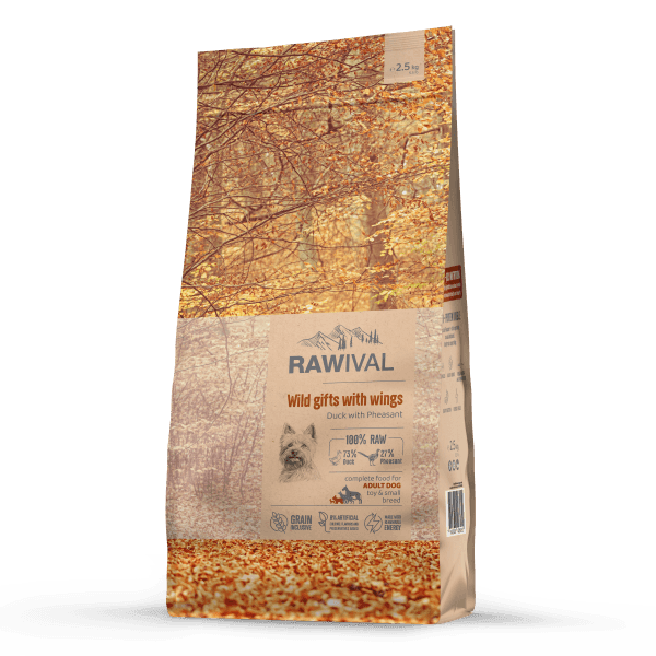 Craftia Rawival Suva hrana za odrasle pse patuljastih i malih rasa, sa pačetinom i fazanom, 2.5kg