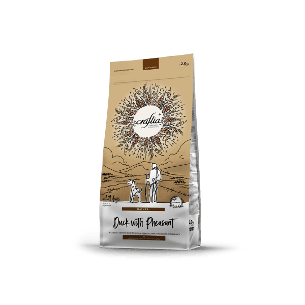 Craftia Natura Suva hrana za odrasle pse srednjih i velikih rasa, sa pačetinom i fazanom, 2kg