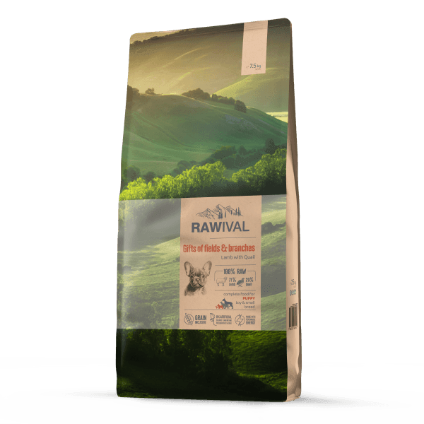 Craftia Rawival Suva hrana za štence patuljastih i malih rasa, od jagnjetine sa prepelicom, 7.5kg