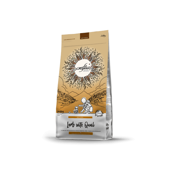 Craftia Natura Suva hrana za štence patuljastih i malih rasa, od jagnjetine sa prepelicom, 2kg