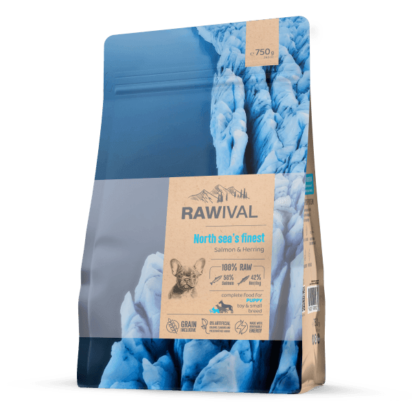 Craftia Rawival Suva hrana za štence patuljastih i malih rasa, sa lososom i haringom, 0.75kg