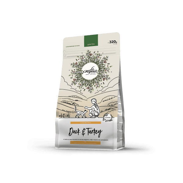 Craftia Harmona Suva hrana za odrasle mačke, sa pačetinom i ćuretinom, 320g