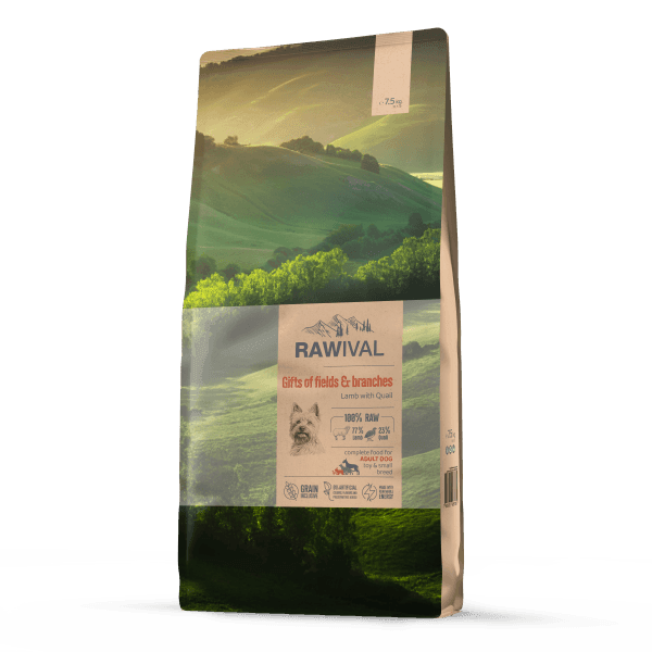 Craftia Rawival Suva hrana za odrasle pse patuljastih i malih rasa od jagnjetine sa prepelicom, 7.5kg