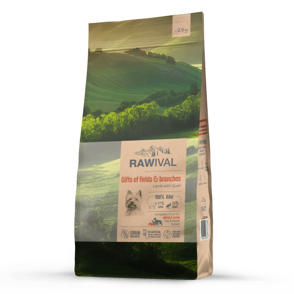 Craftia Rawival Suva hrana za odrasle pse patuljastih i malih rasa od jagnjetine sa prepelicom, 2.5kg