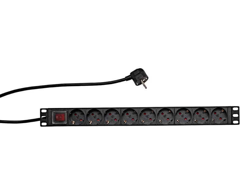 MaxPro Line Napojna letva, 19", 9 mesta, 16A