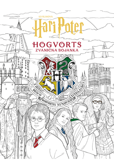 Hari Poter Hogvorts  zvanična bojanka