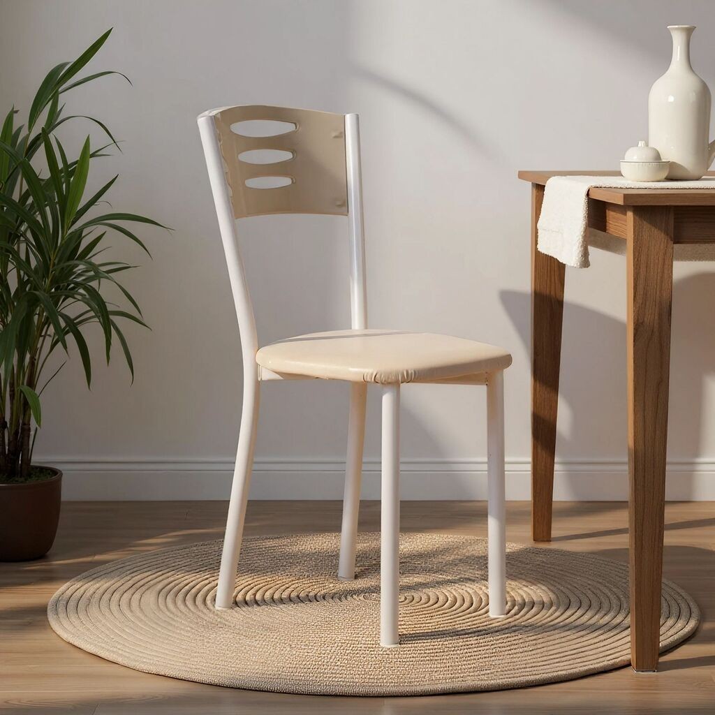 Hanah Home Set Trpezarijskih stolica Polo - 1302, 2 komada, Beli