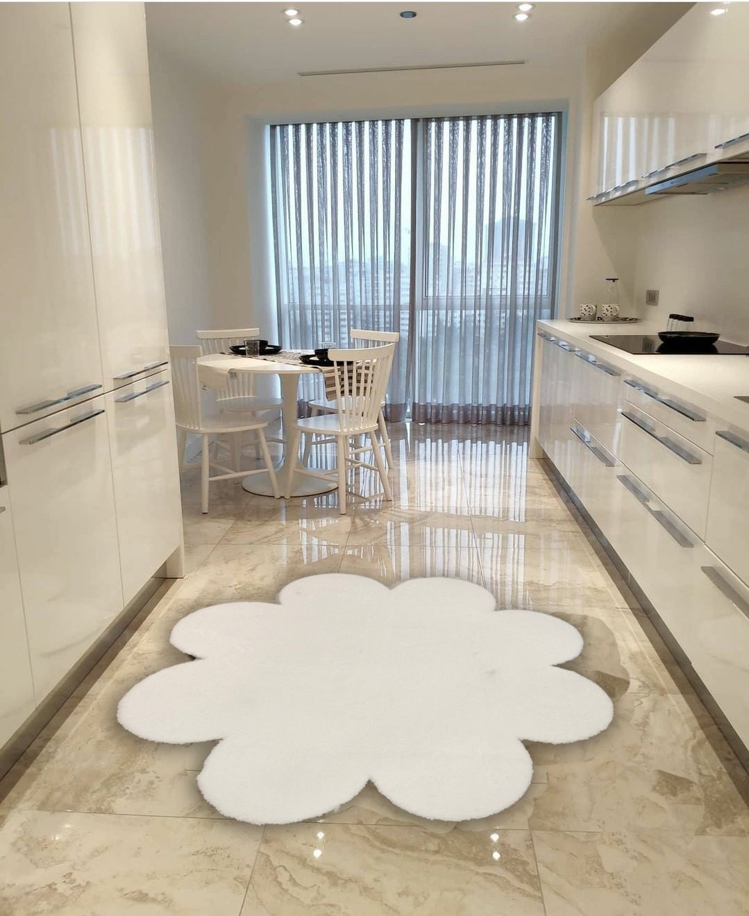 Conceptum Hypnose Tepih 100x100cm Beli