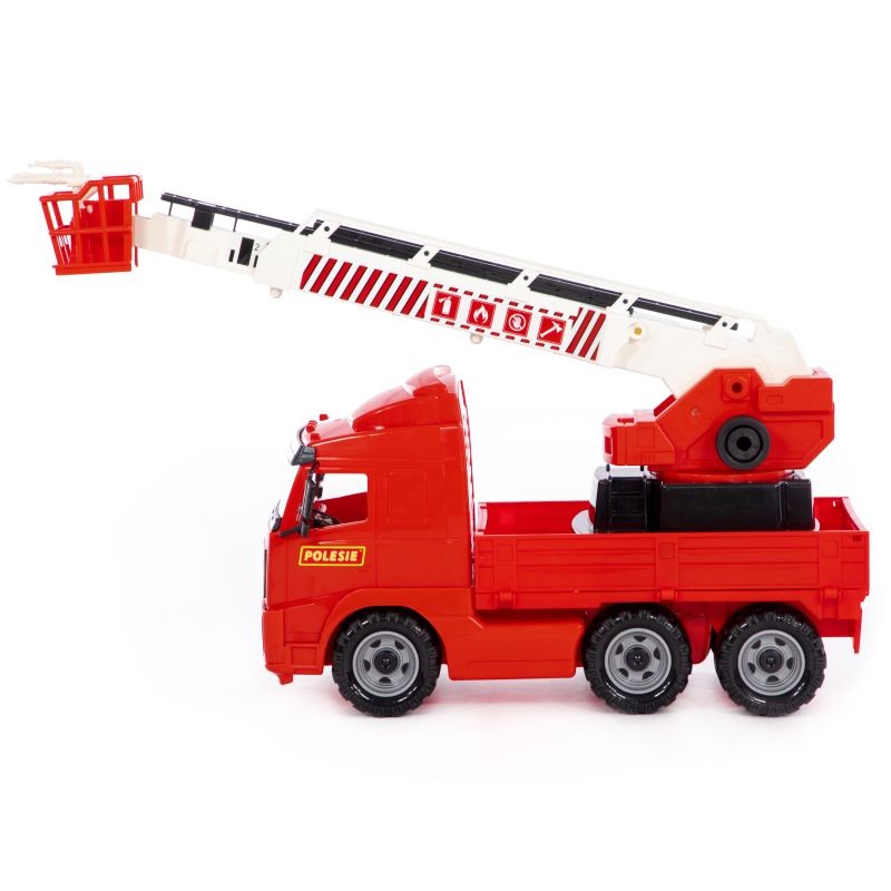 POLESIE Igračka Vatrogasni Kamion PowerTruck, Crveni