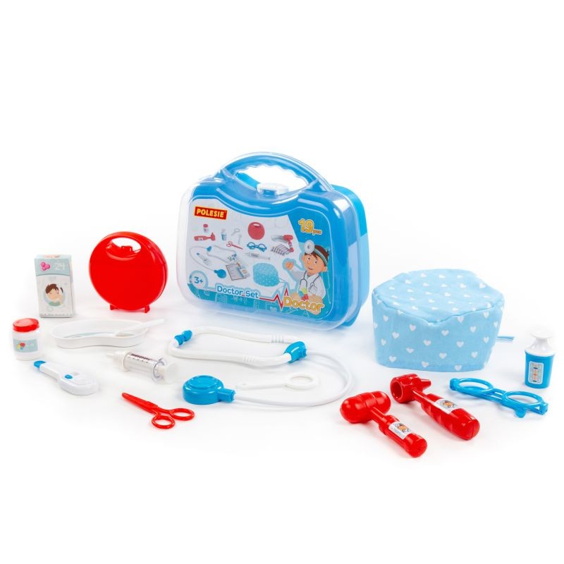 POLESIE Igračka Doktorski set, 19 delova, Plavi