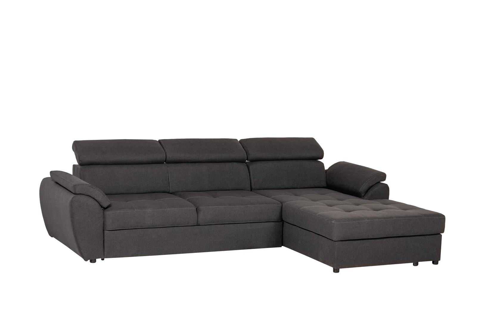 LUCID TDI Ugaona garnitura Genova 2m+O, Antracit