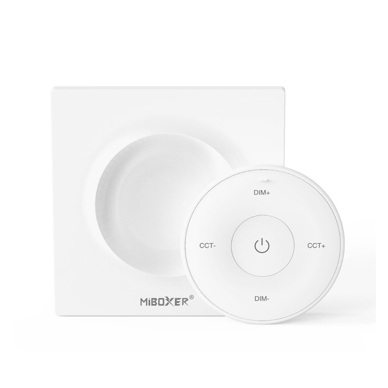 MIBOXER Zidni kontroler CCT K2, 3V, 2.4GHz, Beli