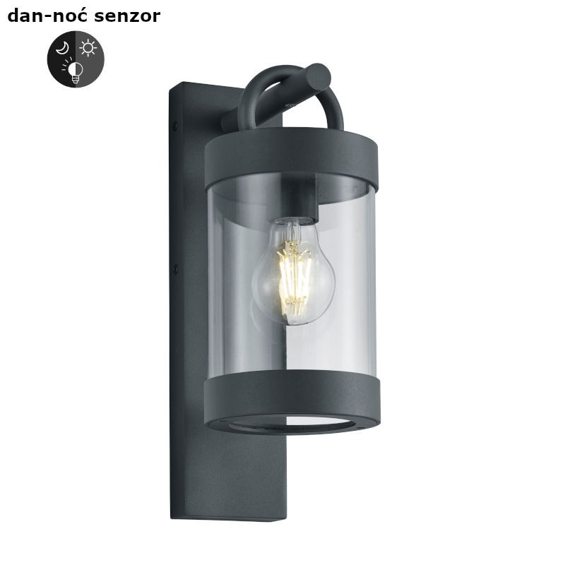 TRIO LIGHTING Zidna lampa Sambesi 204160142, Fasadna, 1 x E27, 33 cm, Antracit