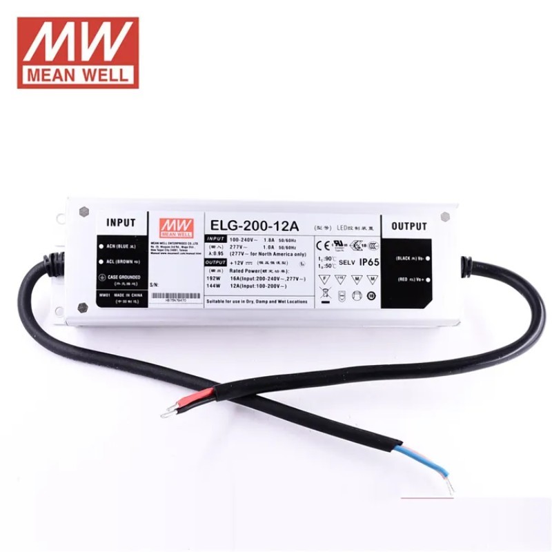 MEAN WELL Napajanje za LED trake ELG, 200W, 12V