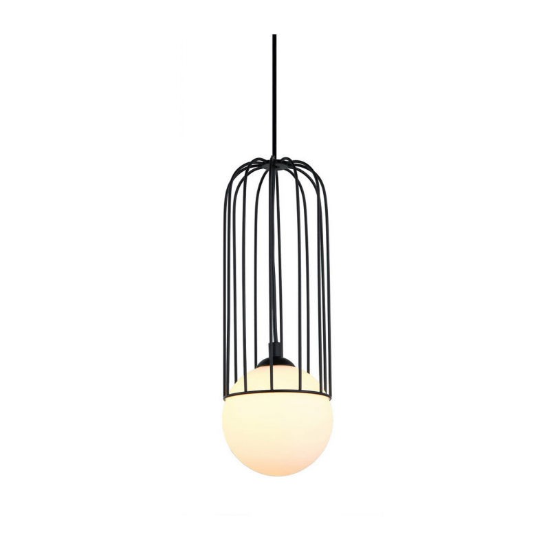 AURA-LIGHT Visilica 1xE27, 6014/1, Crna