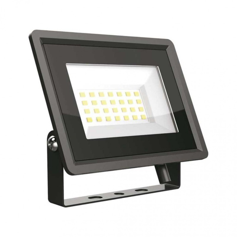 V-TAC Led reflektor, 20W, 6400K, IP65, 6739, Crni