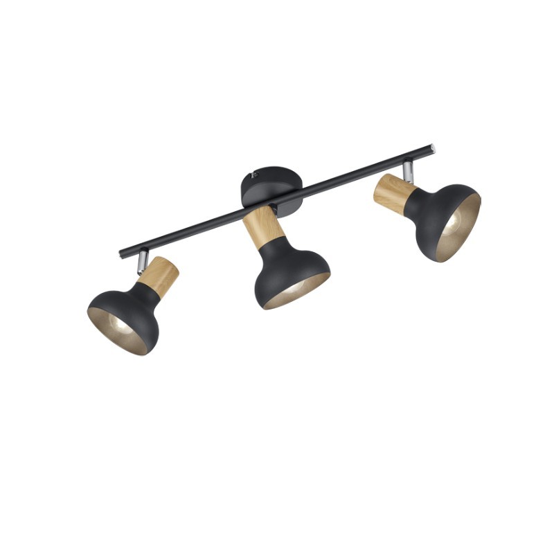 TRIO LIGHTING Spot lampa Latika R81523031, 3 x E14, 47 x 18 cm, Crna