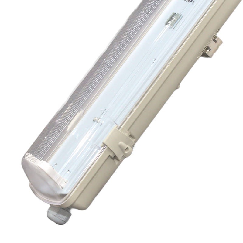 Armatura za LED cevi, Vodootporna, 2x18W, 120cm, IP65, LU30-V236, Bež