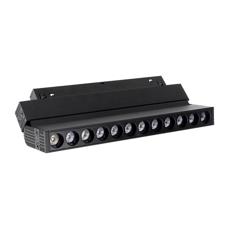 MI-LIGHT MIBOXER Magnetna šinska LED svetiljka Dual White MG2-10F-RF, Tačkasta, 10W, 22.4 x 2.2 x 8.5 cm, Crna