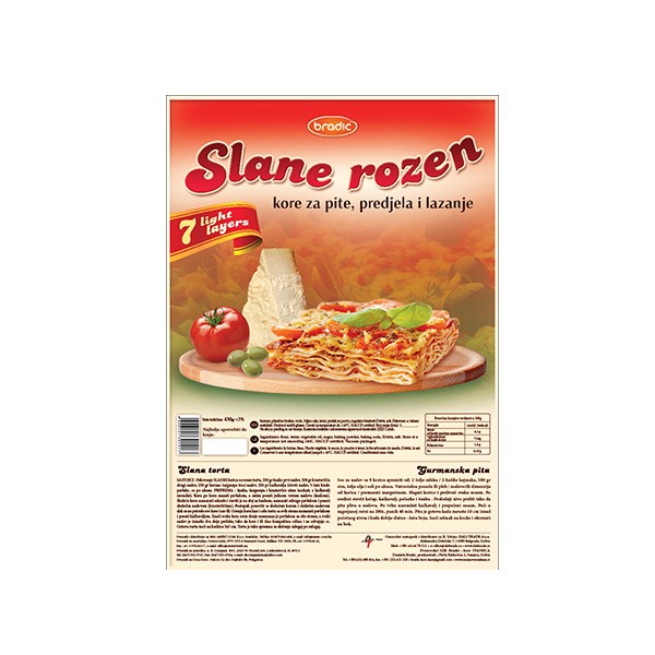 BRADIĆ Slane rozen kore, 430 g