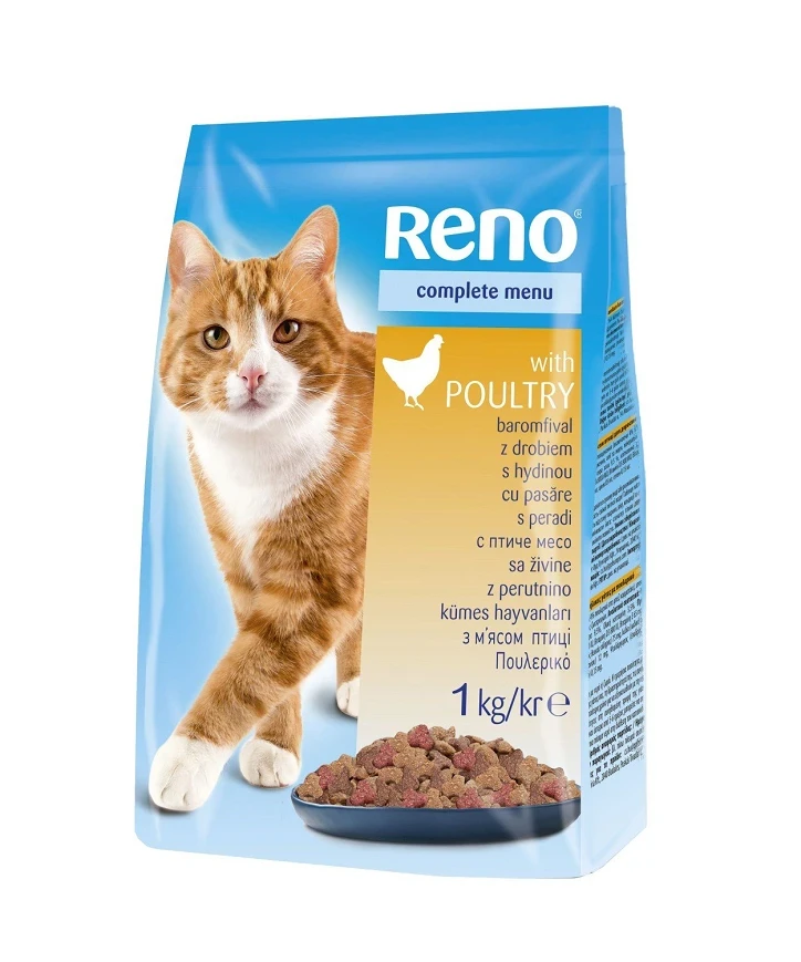 RENO Hrana za mačke Živina, 1 kg