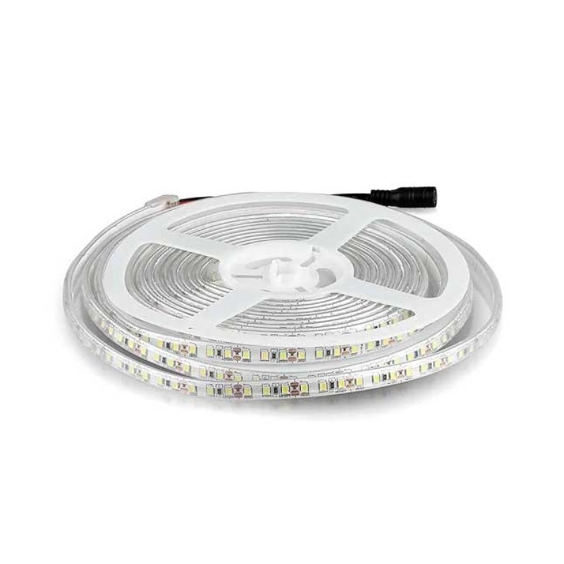 V-TAC Led traka, 8W, 12V, 6400K, IP65, 212037, 5m, Bela