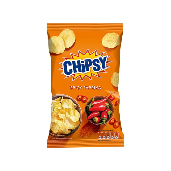 CHIPSY Čips Spicy Paprika, 60g