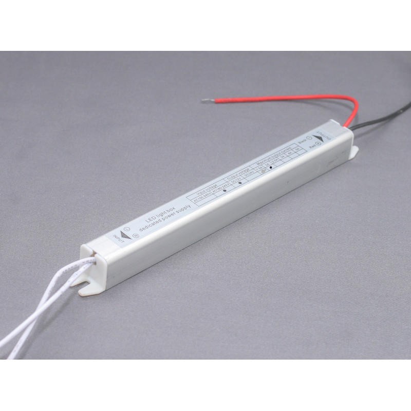 AURA-LIGHT Napajanje za LED trake Ultra Slim LU10-2011, 24W, 12V, IP20, 17.3 x 1.8 x 1.8 cm