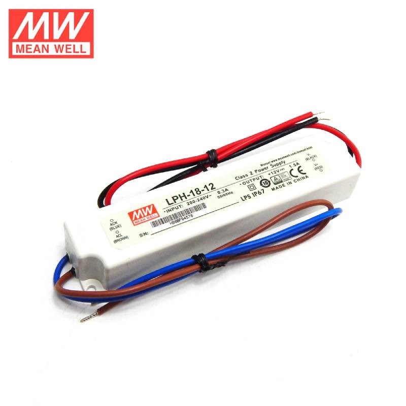 MEAN WELL Napajanje za LED trake LPH, 18W, 12V