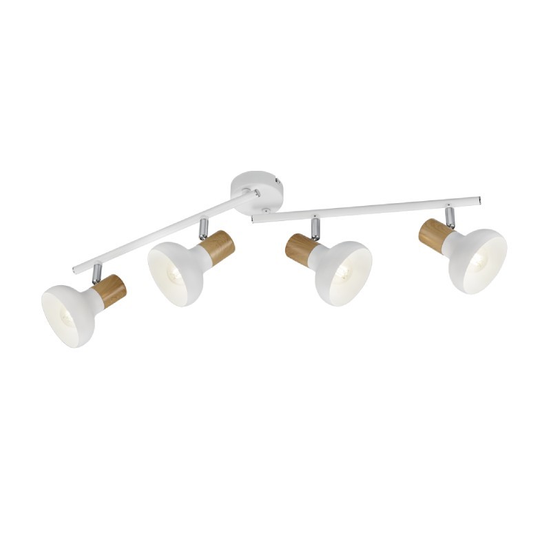 TRIO LIGHTING Spot lampa Latika R81524031, 4 x E14, 71 x 18 cm, Bela