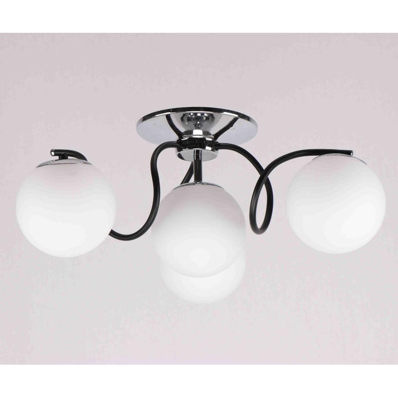 AURA-LIGHT Luster 4xE27, 6017/4, Belo-hrom