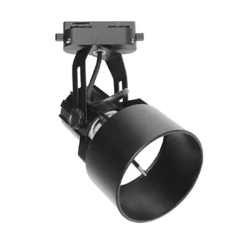 AURA-LIGHT Šinski monofazni reflektor E27 LU35-2210, Crni