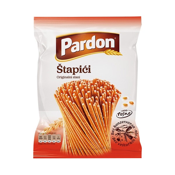 PARDON Slani stapići, 200g