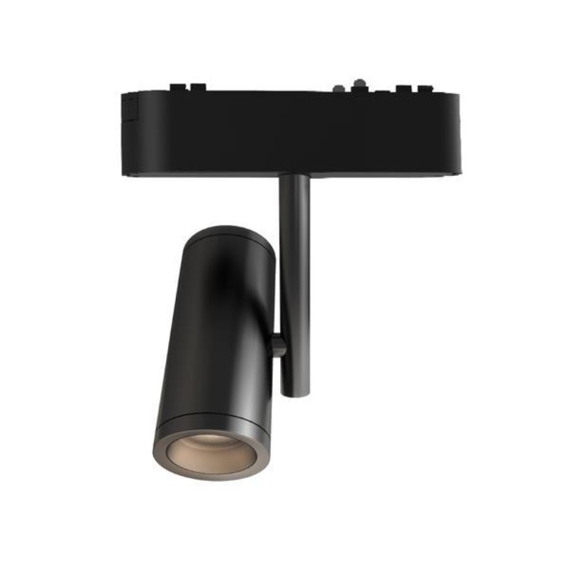 EUROLAMP Magnetna LED Spot svetiljka Ultra Slim Triac, Šinska, 3CCT, 8W, 10 x 13.4 cm, Crna