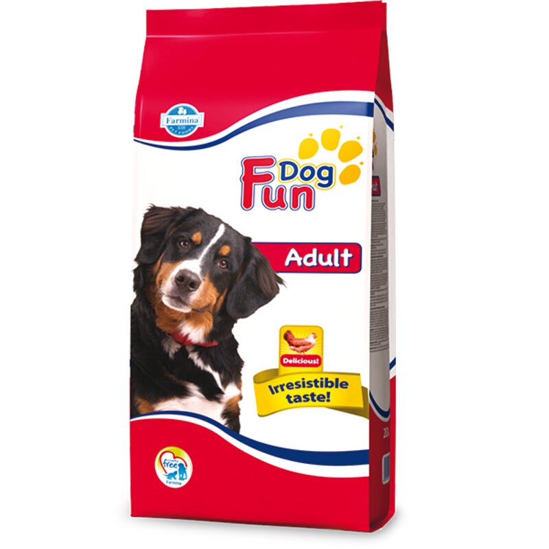 FARMINA Suva hrana za odrasle pse sa ukusom piletine Fun Dog, 10kg