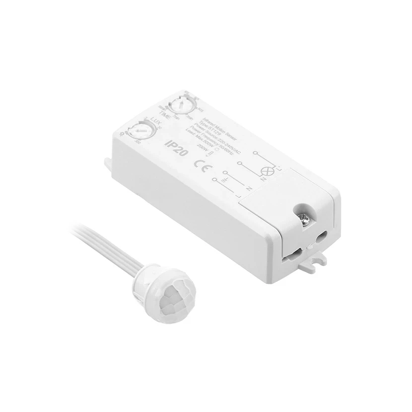 Senzor pokreta Max Cr-18, Ip20, 800W, Beli