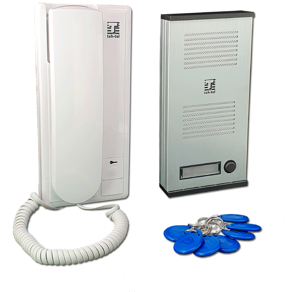 TEH-TEL Interfonski komplet Super strong, 1 korisnik, Beli
