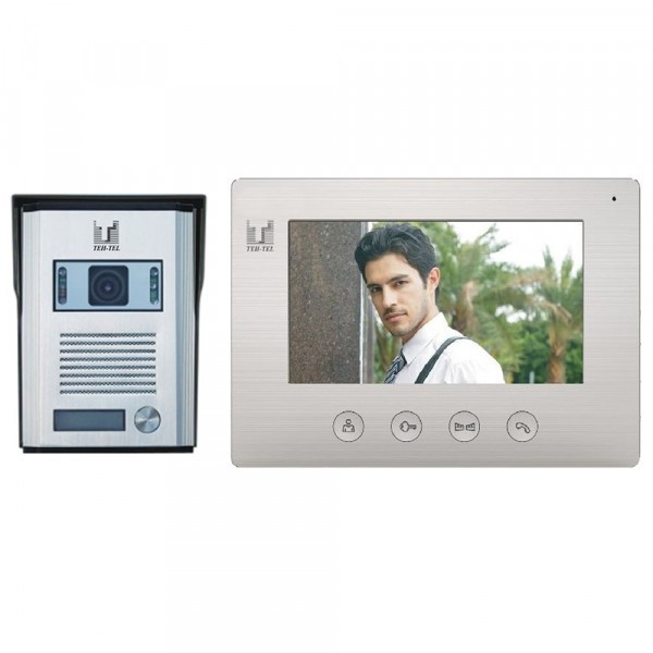 TEH-TEL Video interfon HIT 7, Sivi