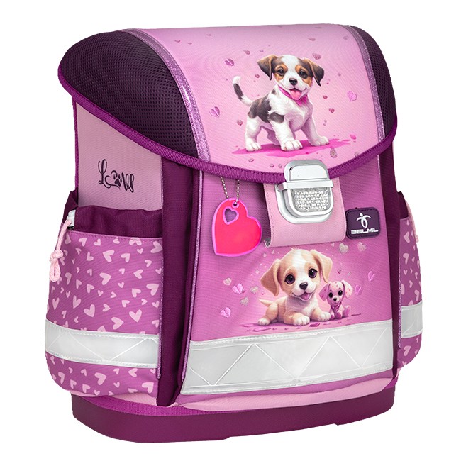 Belmil Ranac za devojčice Little Puppies 403-13, Roze-ljubičasti