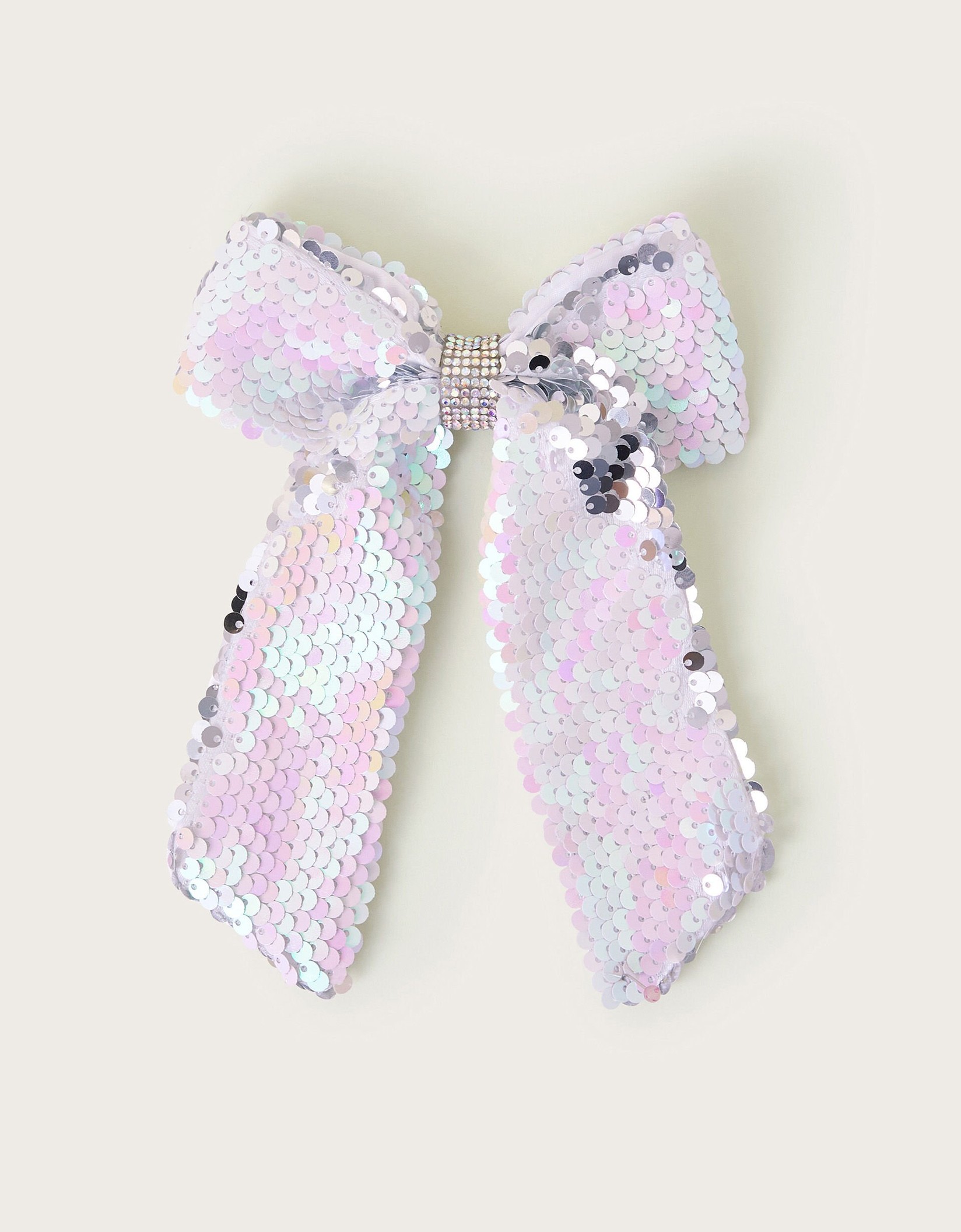 Monsoon Šnala za devojčice Reverse Sequin Bow, Šarena