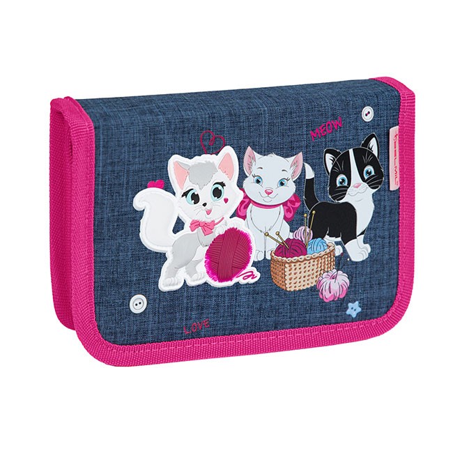 Belmil Pernica za devojčice Lovely Kittens Flip 335-74, Plavo-roze