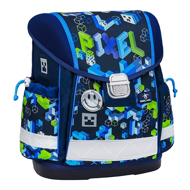 Belmil Ranac za dečake Pixel Cube Game 403-13, 19 L, Šareni