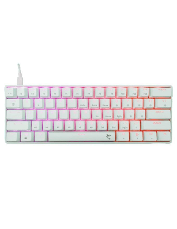 White Shark Tastatura - Shinobi 2 - Vhite - Red svitch
