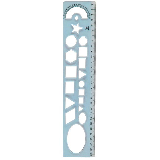 Matematički lenjir, Providni