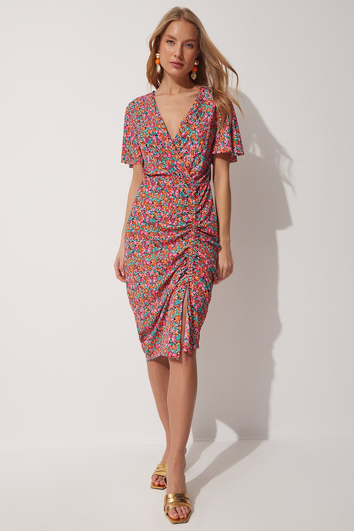 Happiness İstanbul Ženska haljina, Šarena