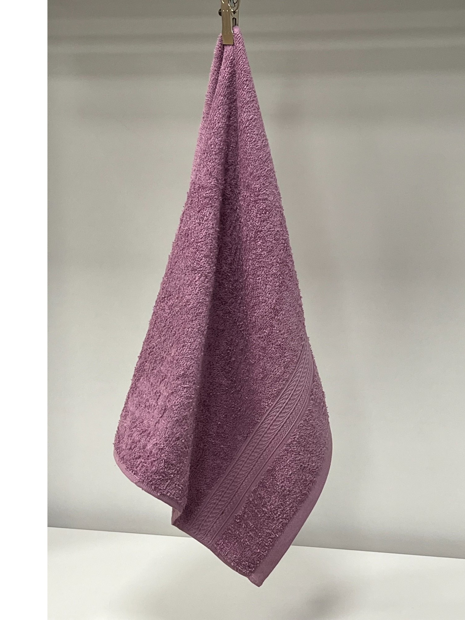 VIKTORIJA Peškir Stock 50x80cm S64 Dezen, Ljubičasti