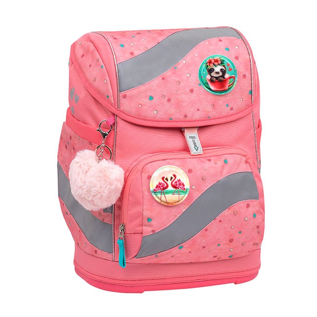 Belmil Školski ranac za devojčice Blue bird 405-51, Roze